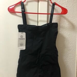 Tissini Black Strapless Dress